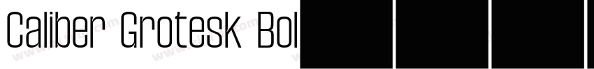 Caliber Grotesk Bol字体转换